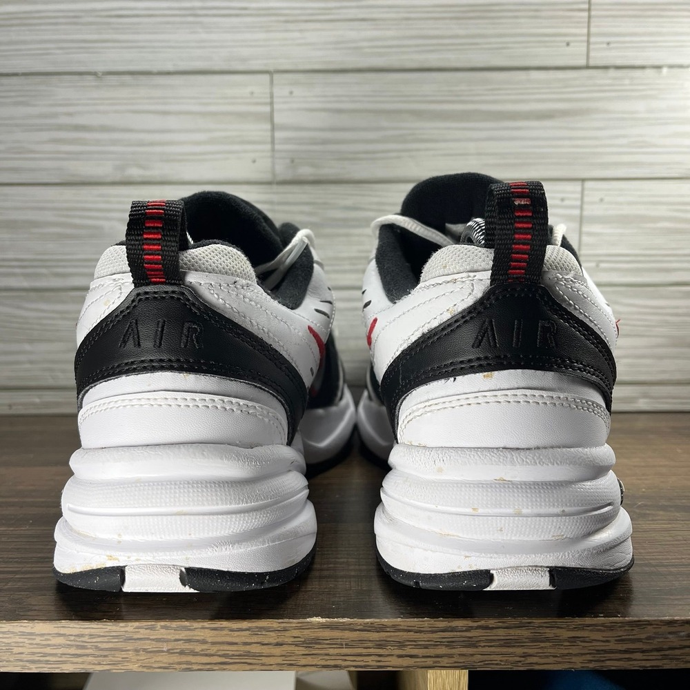 Nike Air Monarch IV Men's White Black Shoes - Men's Size 8.5 - Picture 7 of 9